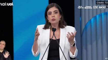 Tabata diz que gesso na mão de Marçal é cenográfico: “Não tem nada ali”