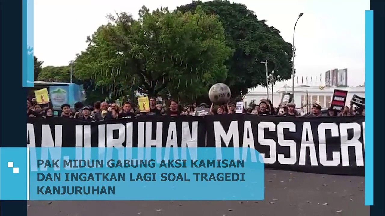 Pak Midun Gabung Aksi Kamisan dan Ingatkan Lagi Soal Tragedi Kanjuruhan