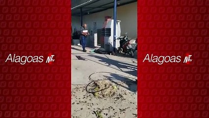 Caminhonete perde controle, e deixa dois ocupantes feridos na AL 115 em Palmeira dos Indios