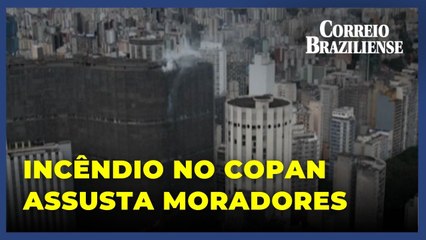 Fogo atinge Copan, um dos prédios mais famosos de São Paulo