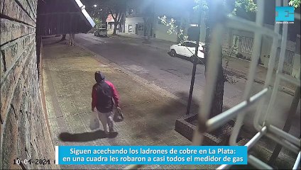 Siguen acechando los ladrones de cobre en La Plata, en una cuadra les robaron a casi todos el medidor de gas