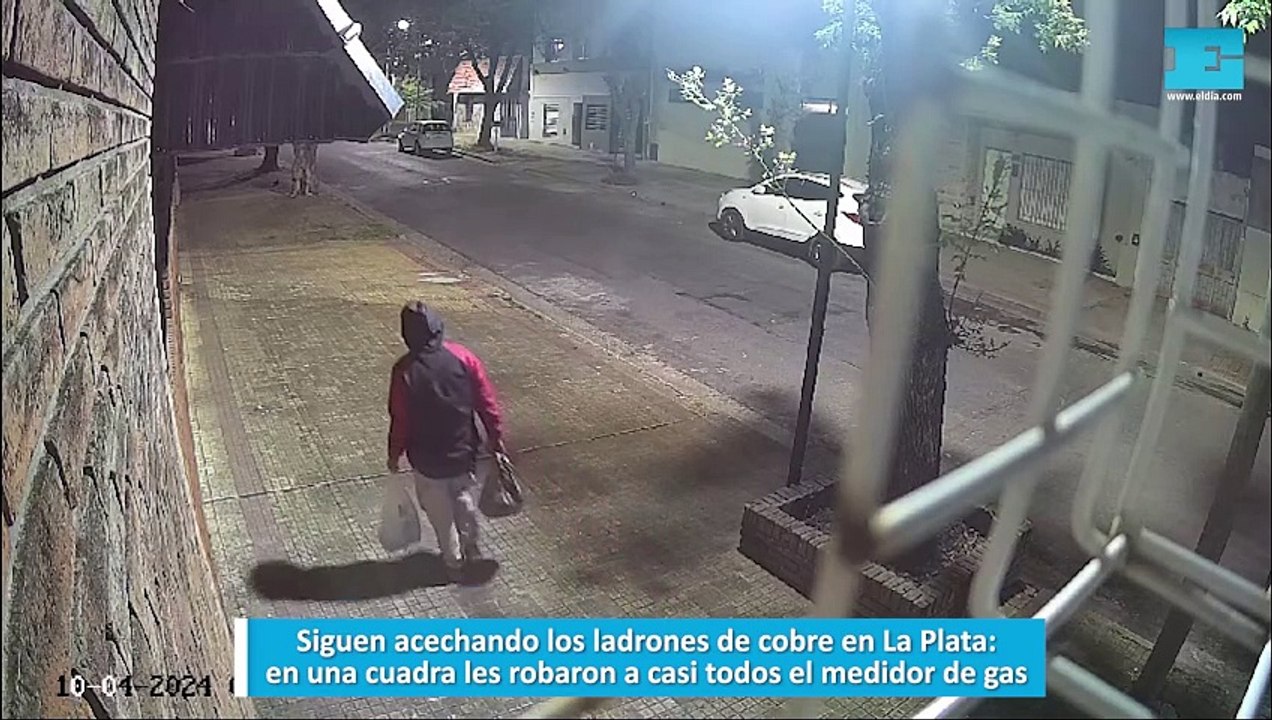 Siguen acechando los ladrones de cobre en La Plata, en una cuadra les robaron a casi todos el medidor de gas