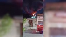 Se incendia una fábrica de cables en Avellaneda