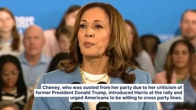 Liz Cheney Introduces Harris At Wisconsin Rally, Asks Voters To Stand In Truth: 'Reject The Depraved Cruelty Of Donald Trump'