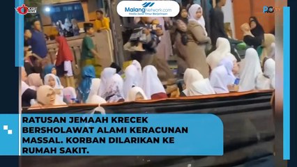 Para Jamaah Sholawat di Kediri Mengalami Keracunan Secara Massal
