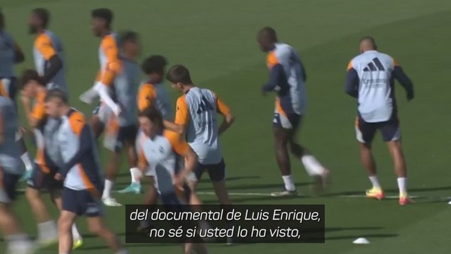 La reacción de Ancelotti cuando le preguntan sobre la bronca de Luis Enrique a Mbappé