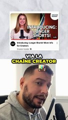 Les Shorts YouTube deviennent des Bermudas