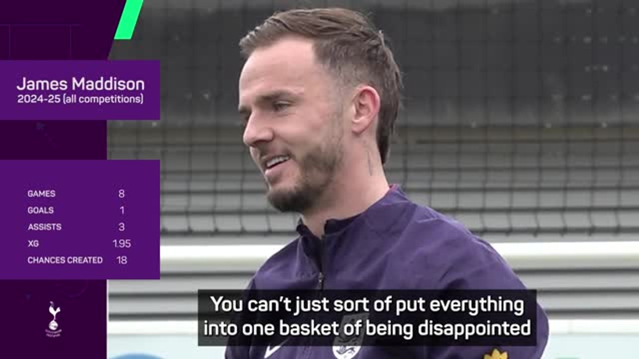 Postecoglou backs 'outstanding' Maddison for future England recall