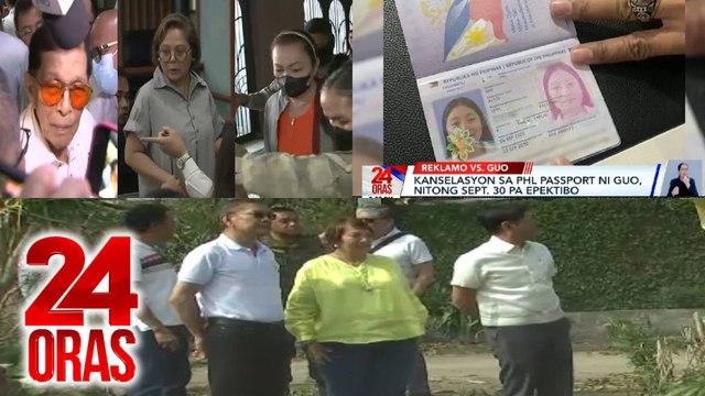 24 Oras: (Part 1) Pag-acquit ng Sandiganbayan kina Enrile, Napoles, at Reyes sa kasong Plunder; Kanseladong PHL Passport ni Alice Guo; Inspeksyon ni PBBM sa Batanes, atbp.
