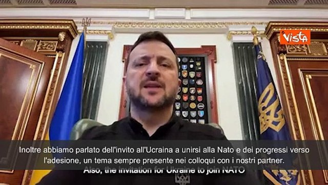 Zelensky incontra Mark Rutte: Abbiamo parlato dell'adesione dell'Ucraina alla Nato