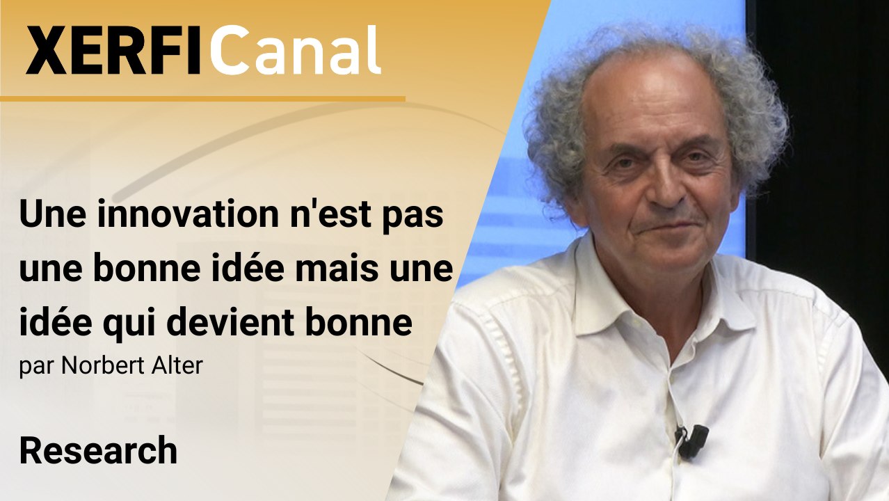 Une innovation n'est pas une bonne idée mais une idée qui devient bonne [Norbert Alter]