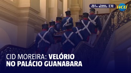 Corpo de Cid Moreira é velado no Palácio Guanabara