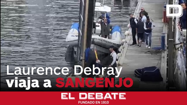 Laurence Debray, la biógrafa y amiga del Rey Juan Carlos viaja a Sangenjo