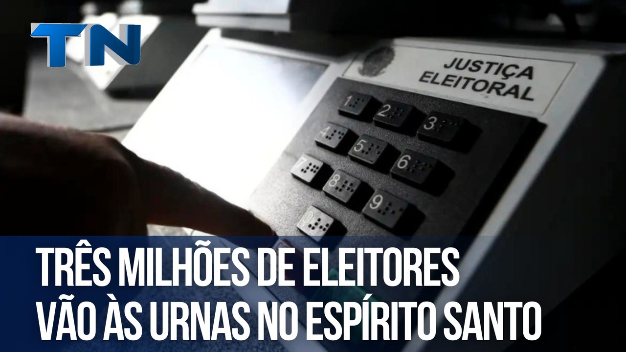 Três milhões de eleitores vão às urnas no Espírito Santo