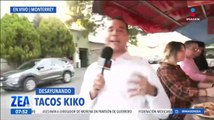 Gerardo Burgoa desayuna tacos en Monterrey, Nuevo León