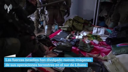 Israel divulga imágenes de su operación terrestre en Líbano