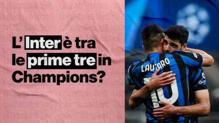 L'Inter è tra le prime tre squadre in Champions League?
