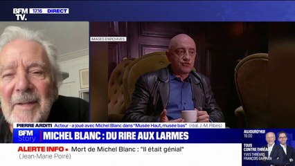 "Un personnage très attachant et fragile": Le comédien Pierre Arditi rend hommage à Michel Blanc