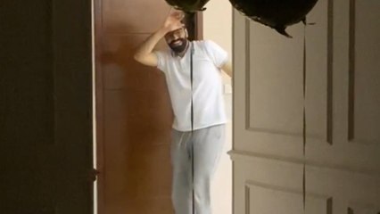 Man caught off-guard after loved ones pull up to his house at 4 AM to celebrate his birthday