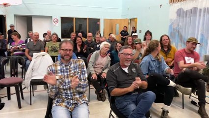 4 OCT TOPO MS débat candidats mairie Percé