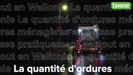Baisse de la production des ordures ménagères en Wallonie