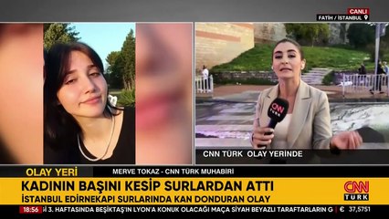 VİDEO | CNN TÜRK OLAY YERİNDE: Edirnekapı surlarında kan donduran olay!