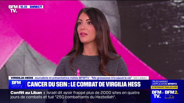 Cancer du sein: Virgilia Hess, présentatrice à BFMTV, raconte dans un livre comment elle a découvert sa maladie pendant sa grossesse