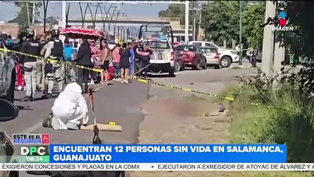 Encuentran los cuerpos de 12 personas sin vida en Salamanca, Guanajuato
