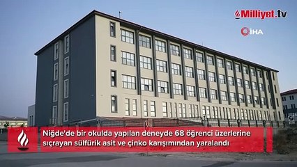 Film sahnesi gerçek oldu, deney yapan öğrenciler yaralandı