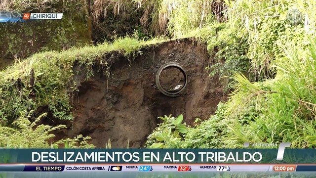 Derrumbes por lluvias en Tierras Altas siguen afectando carreteras