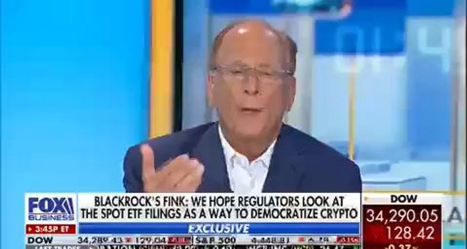 Le PDG de BlackRock, Larry Fink, déclare à Fox Business que Bitcoin pourrait servir d'alternative à l'or comme couverture contre l'inflation Un peu comme si BlackRock avait acheté des tonnes de bitcoins ces derniers mois…