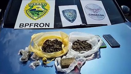 Cunhados são alvo de ação conjunta do BPFron e da GM e são detidos com porções de maconha