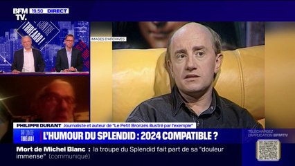 Mort de Michel Blanc: "Tout l'humour des années 70 n'est pas compatible avec l'époque d'aujourd'hui", estime Philippe Durant, auteur de "Le Petit Bronzés illustré par l'exemple"