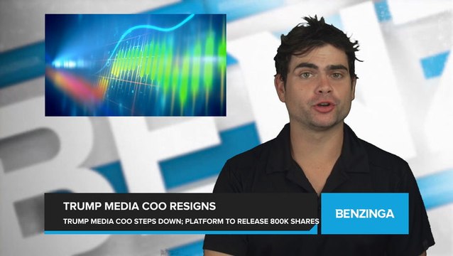 Trump Media COO Resigns As Former President's Social Media Platform Is Set To Release Nearly 800,000 Shares To An Early Investor