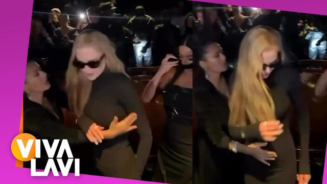 Nicole Kidman 'le hace el feo' a Salma Hayek en alfombra roja