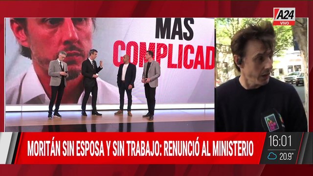 Renunció Roberto García Moritán en medio de su separación con Pampita