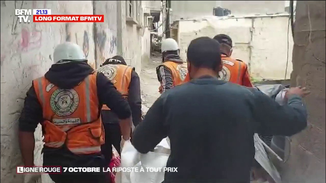 LIGNE ROUGE - Au cœur d'une unité de secouristes de la protection civile à Gaza