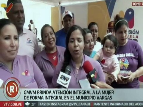 La Guaira | GMVM beneficia a féminas con jornada de atención integral en el mcpio. Vargas