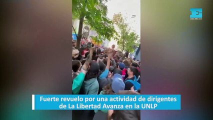 Fuerte revuelo por una actividad de dirigentes de La Libertad Avanza en la UNLP
