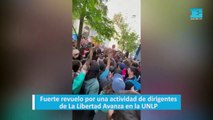 Fuerte revuelo por una actividad de dirigentes de La Libertad Avanza en la UNLP