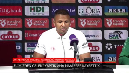 Mehmet Aurelio: Beraberliği kaçırdık