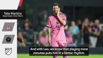 Martino eyes more Messi minutes in upcoming matches