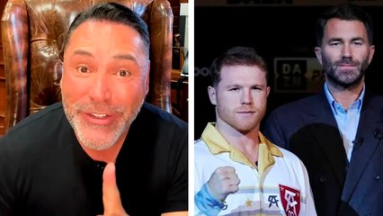 Óscar de la Hoya lanza contundente mensaje contra Canelo Álvarez y Eddie Hearn