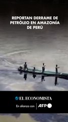 Reportan derrame de petróleo en amazonía de Perú