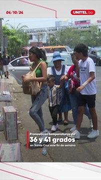 Ola de calor: Alertan que las temperaturas llegarán a los 41 grados este fin de semana en Santa Cruz.