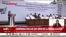 La presidenta Claudia Sheinbaum ofrece mensaje por 200 años de la constitución de 1824