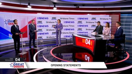 Dutton makes an appearance on Liberal Queensland leader David Crisafulli’s campaign