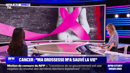 Journaliste météo à BFM TV, Virgilia Hess, 32 ans, raconte comment elle é découvert son cancer du sein, alors qu'elle était enceinte de 6 mois et son long combat contre la maladie