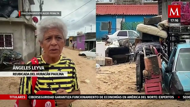 Perdieron sus casas por segunda ocasión tras los huracanes en Guerrero