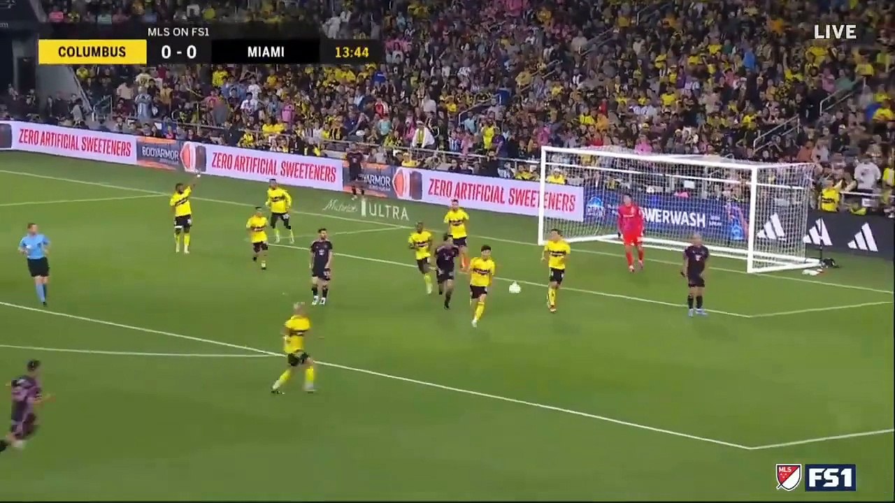 Inter Miami vs Columbus Crew 3 x 2 All Goals  Highlights 2024 - What a freekick  Messi 2 Goals